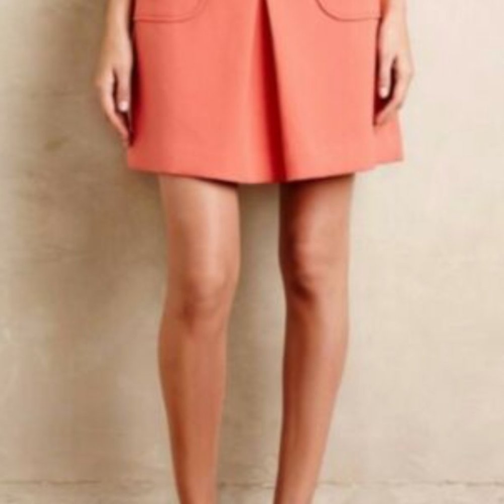 NWT Anthropologie Maeve Coral Skirt